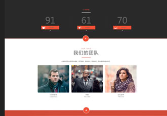 html5多彩響應式織夢網站源碼IT互聯網工作室整站