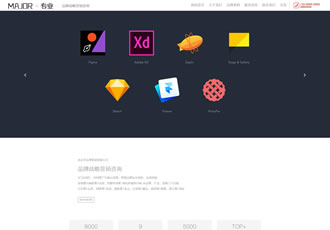 響應式品牌戰略營銷設計類網站織夢模板HTML5品牌策劃設計類網站源碼